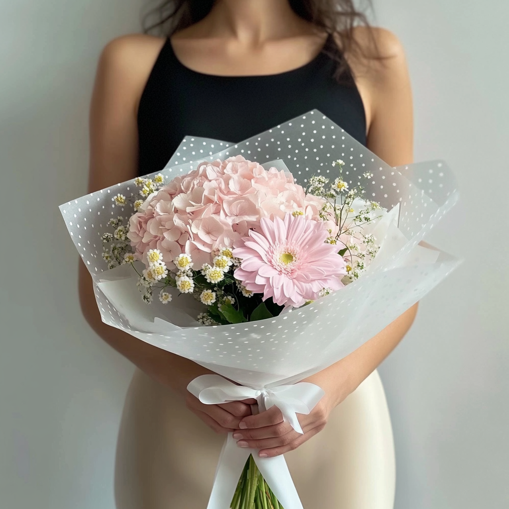 buchet_scoala_hortensie_gerbera_musetel_inceput_scoala_flori_brasov