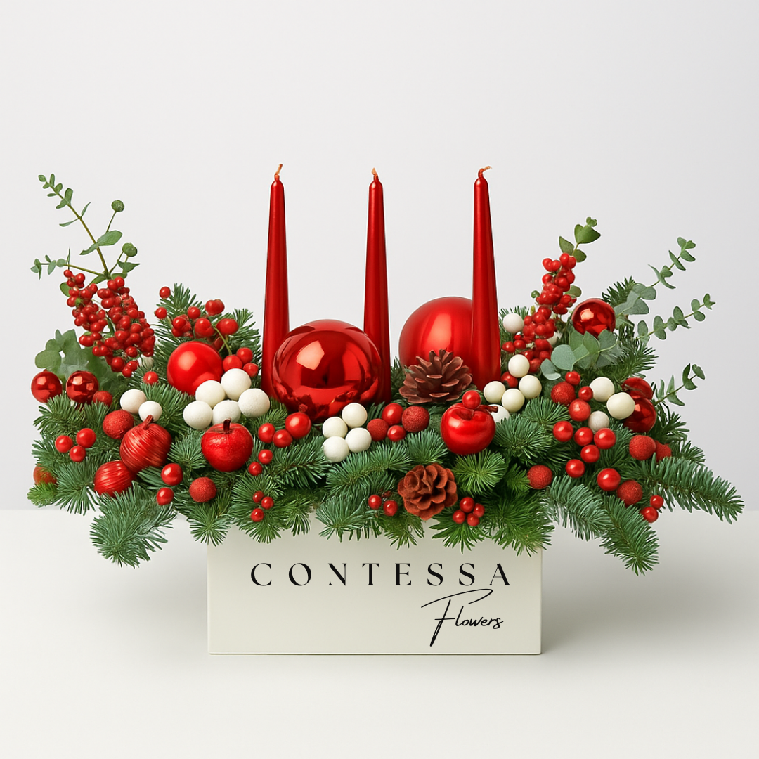 aranjament_craciun_rosu_lux_brad_brasov