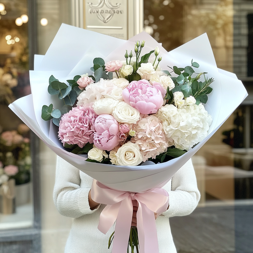 buchet-peony-light-cu-bujori-roz-hortensii-trandafiri