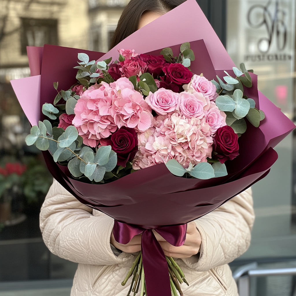 buchet-red-royal-cu-hortensii-si-trandafiri