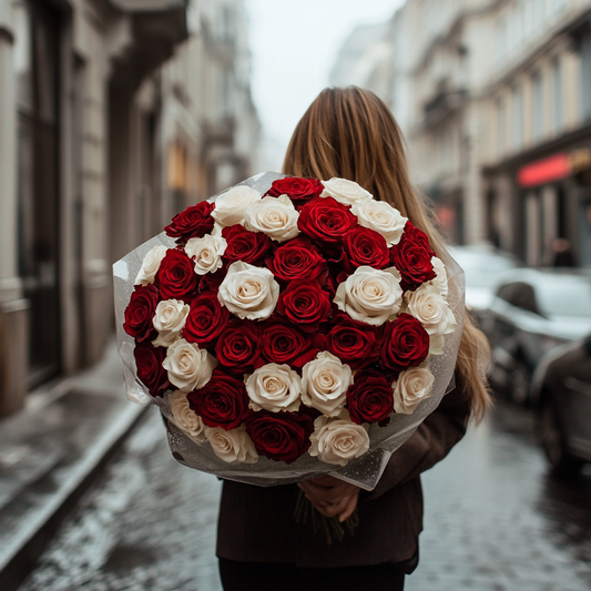 buchet_51_trandafiri_rosii_albi_buchete_trandafiri_brasov_flori_brasov