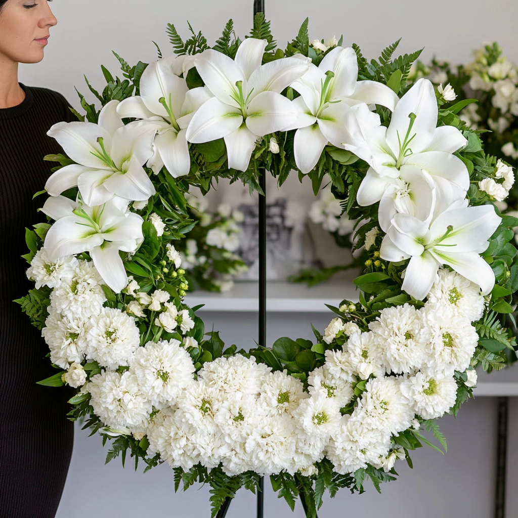 coroana-funerara-garoafe-crini