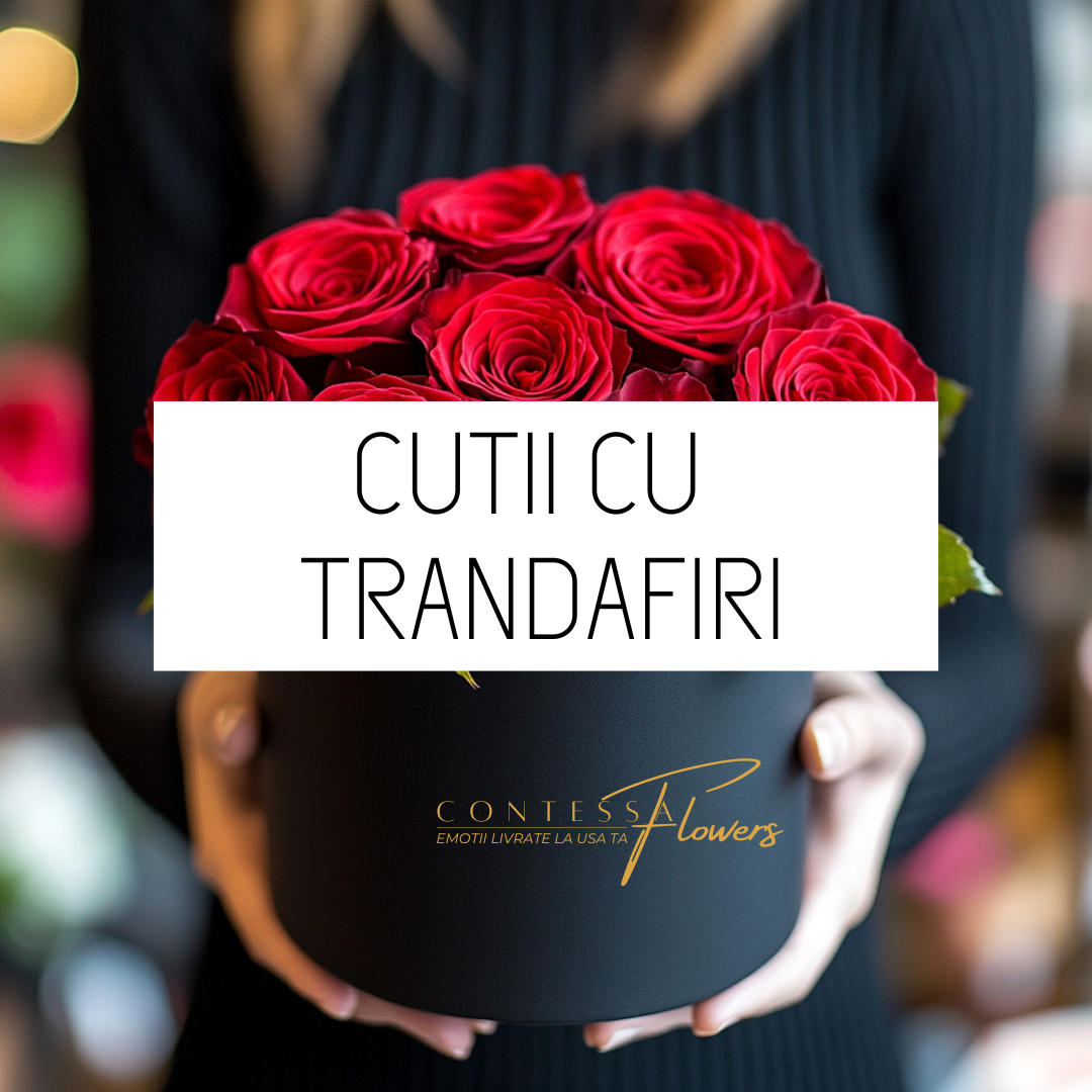 Cutii Cu Trandafiri Naturali