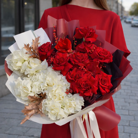 Buchet_21_de_Trandafiri_Regali_Red_white