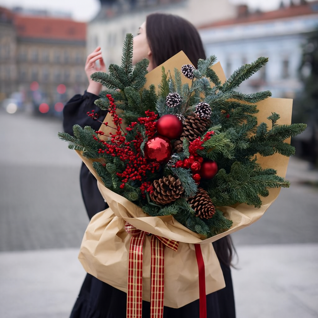 buchet_brad_decoratiuni_craciun_brasov